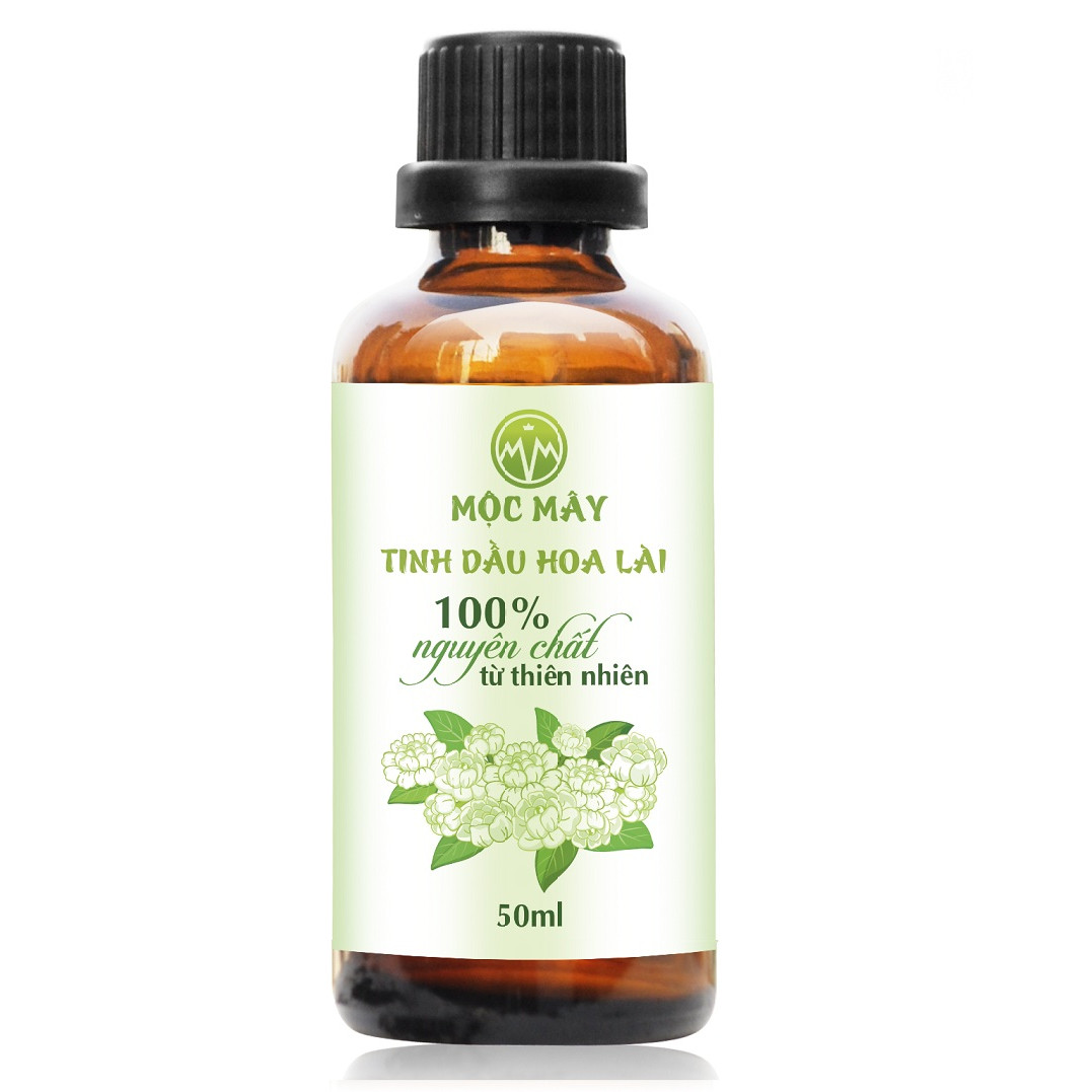 Tinh dầu hoa Lài (nhài) 50ml Mộc Mây - nguyên chất 100% từ thiên nhiên - chất lượng và mùi hương vượt trội