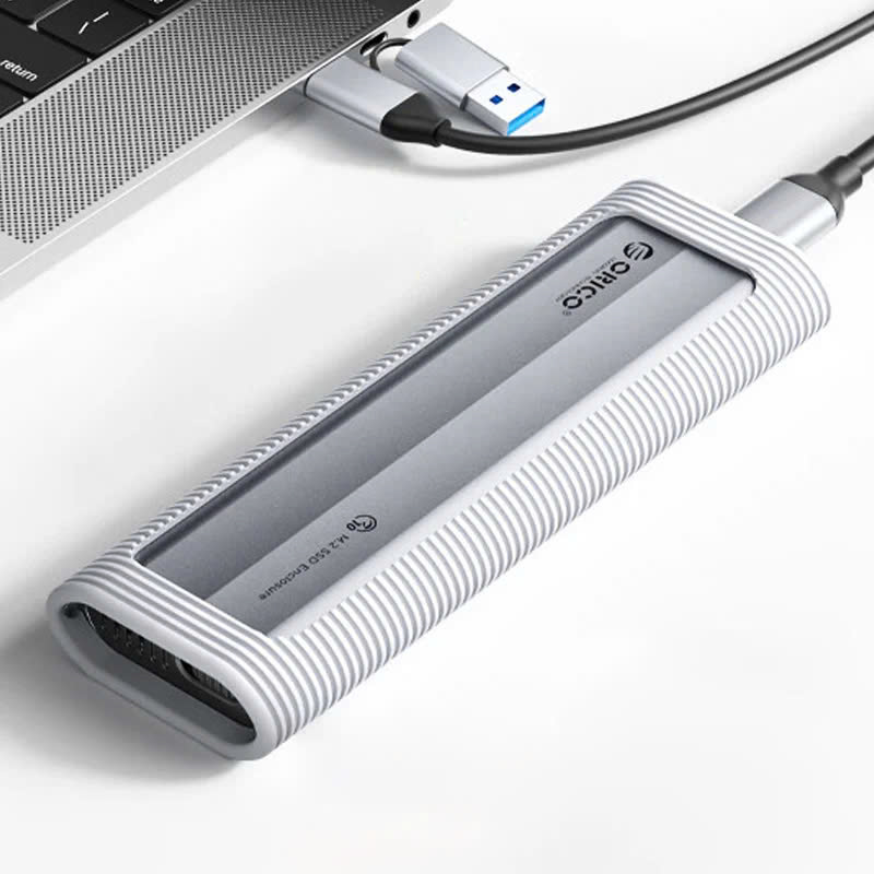Hộp ổ cứng SSD ORICO M.2 NVME TypeC AXM2-G2-GY-BP - Hàng Chính Hãng