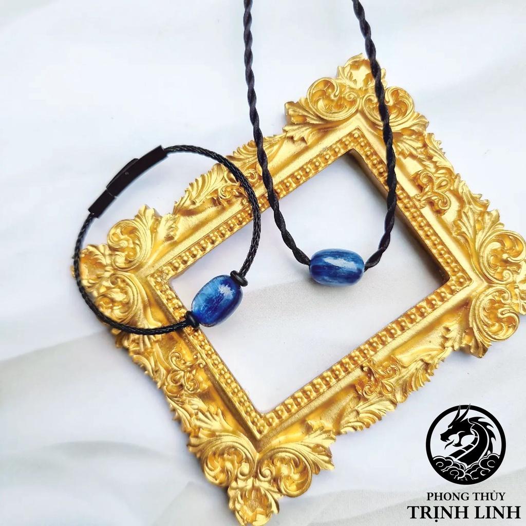 VÒNG TAY LU THỐNG KYANITE XANH BIỂN