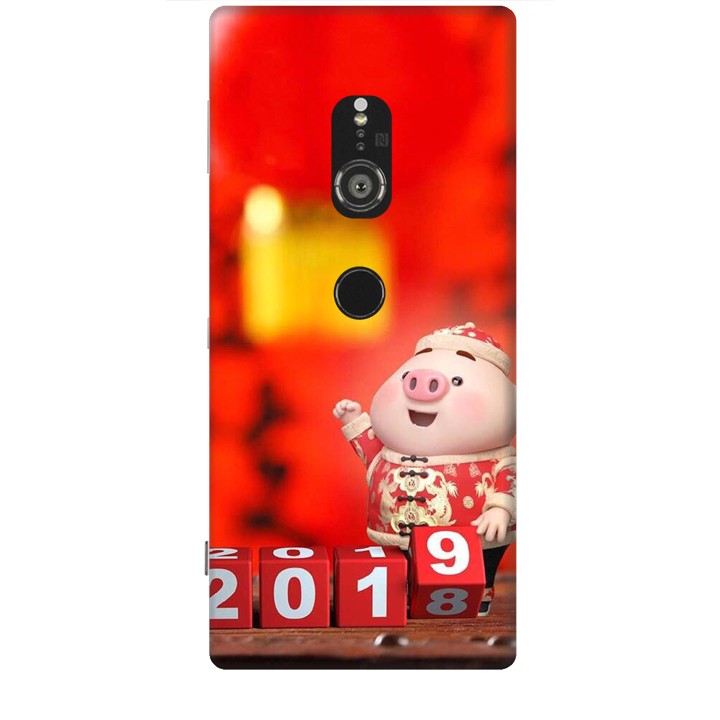 Ốp lưng dành cho điện thoại SONY XZ2 Heo Chúc Mừng Năm Mới