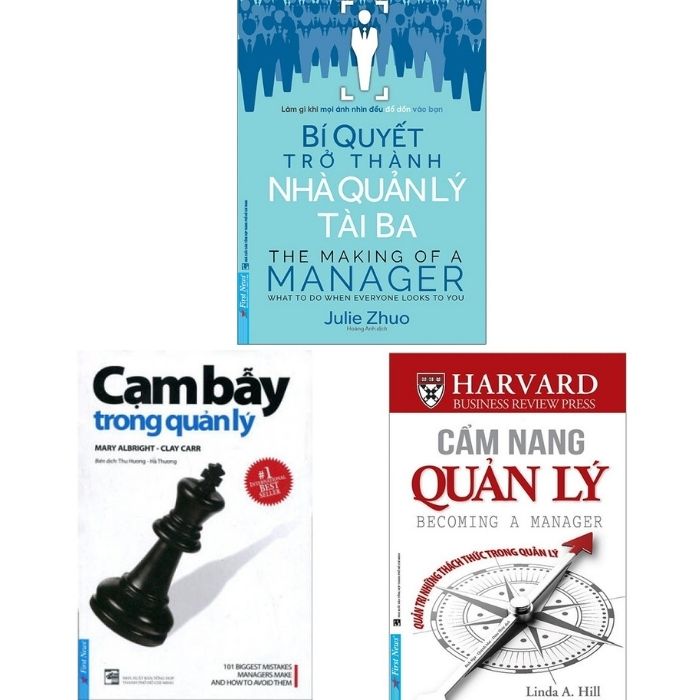 Sách - Combo 3 cuốn sách giúp trở thành nhà quản lý tài ba