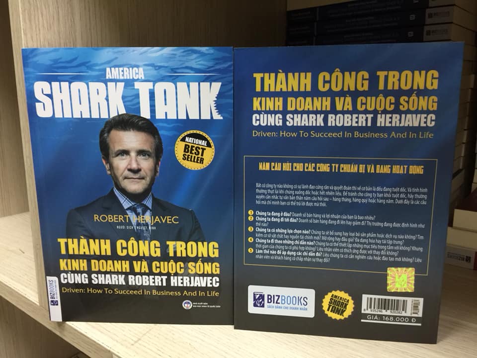 combo bộ sách dành cho doanh nhân và doanh nghiệp(tặng cuốn Thành công trong kinh doanh và cuộc sống cùng Shark Robert Herjavec kèm bookmark kim loại mạ vàng)