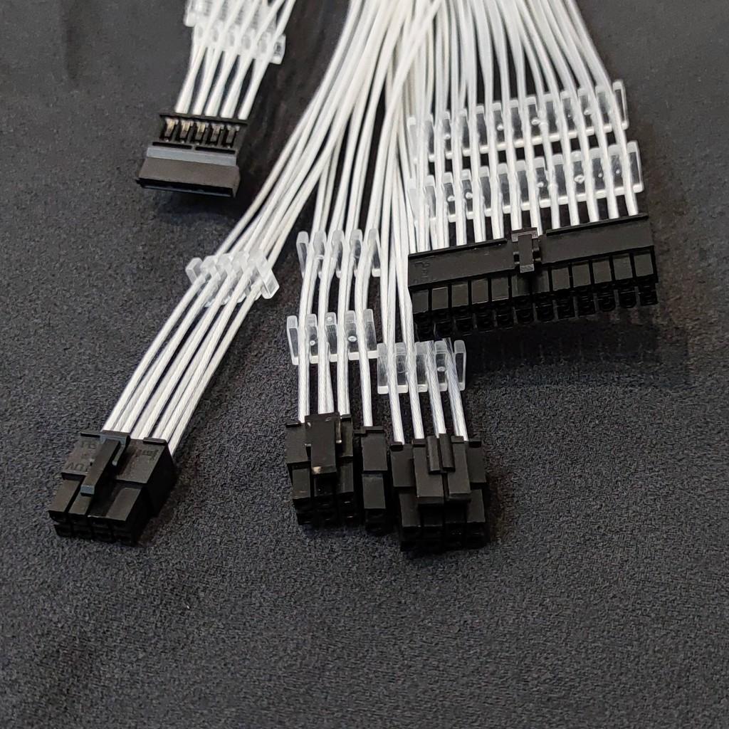 Bộ dây custom Teflon mạ bạc cho nguồn Corsair SF450 SF600 SF750