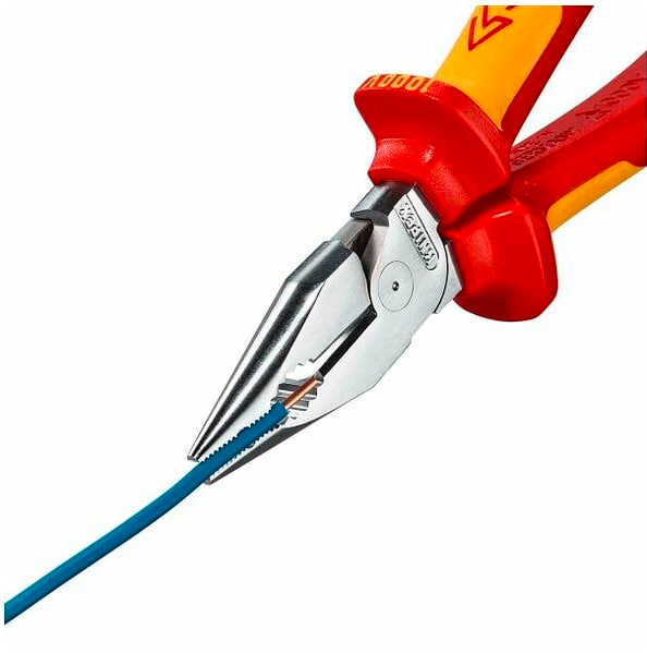 Kìm Đa Năng Mũi Thon Needle-Nose Combination Knipex 08 26 185 Lưỡi Cắt 61HRC