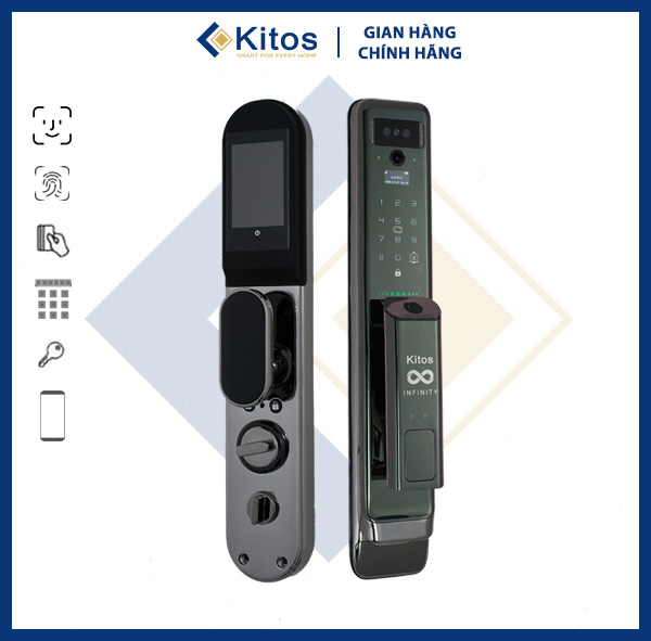 Khoá cửa thông minh Kitos Infinity 3D Face