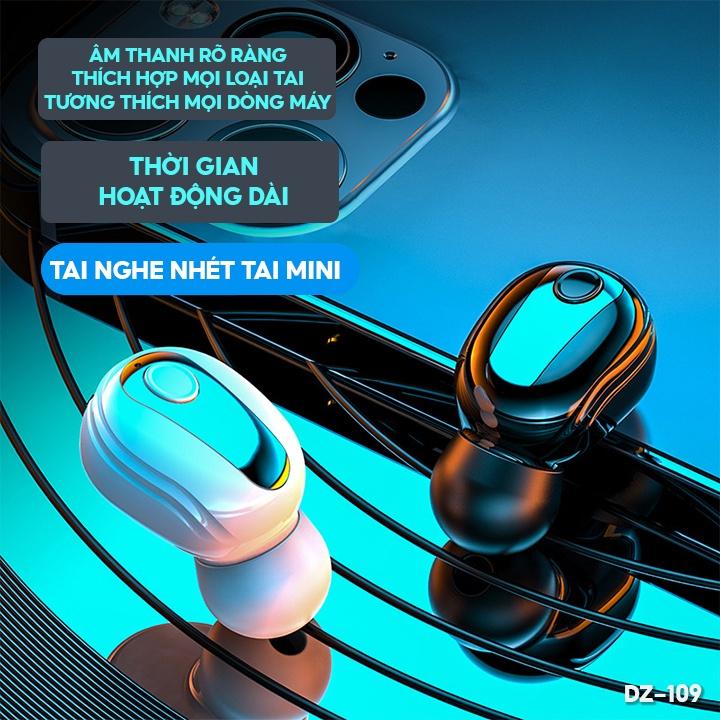 Tai Nghe Bluetooth Đơn 1 Chiếc Tai Nghe Không Dây A9 Kết Nối 5.1 Cự Li 10 Mét DZ-109 DZ-109