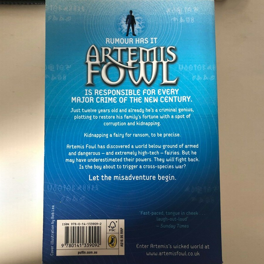 Artemis Fowl (Book 1 of 8 in the Artemis Fowl Series)