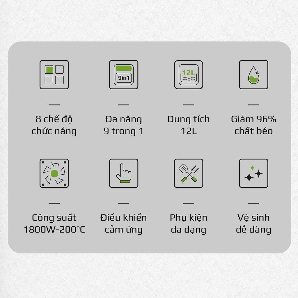 Nồi Chiên Không Dầu OLIVO AF12 - Thương Hiệu Mỹ