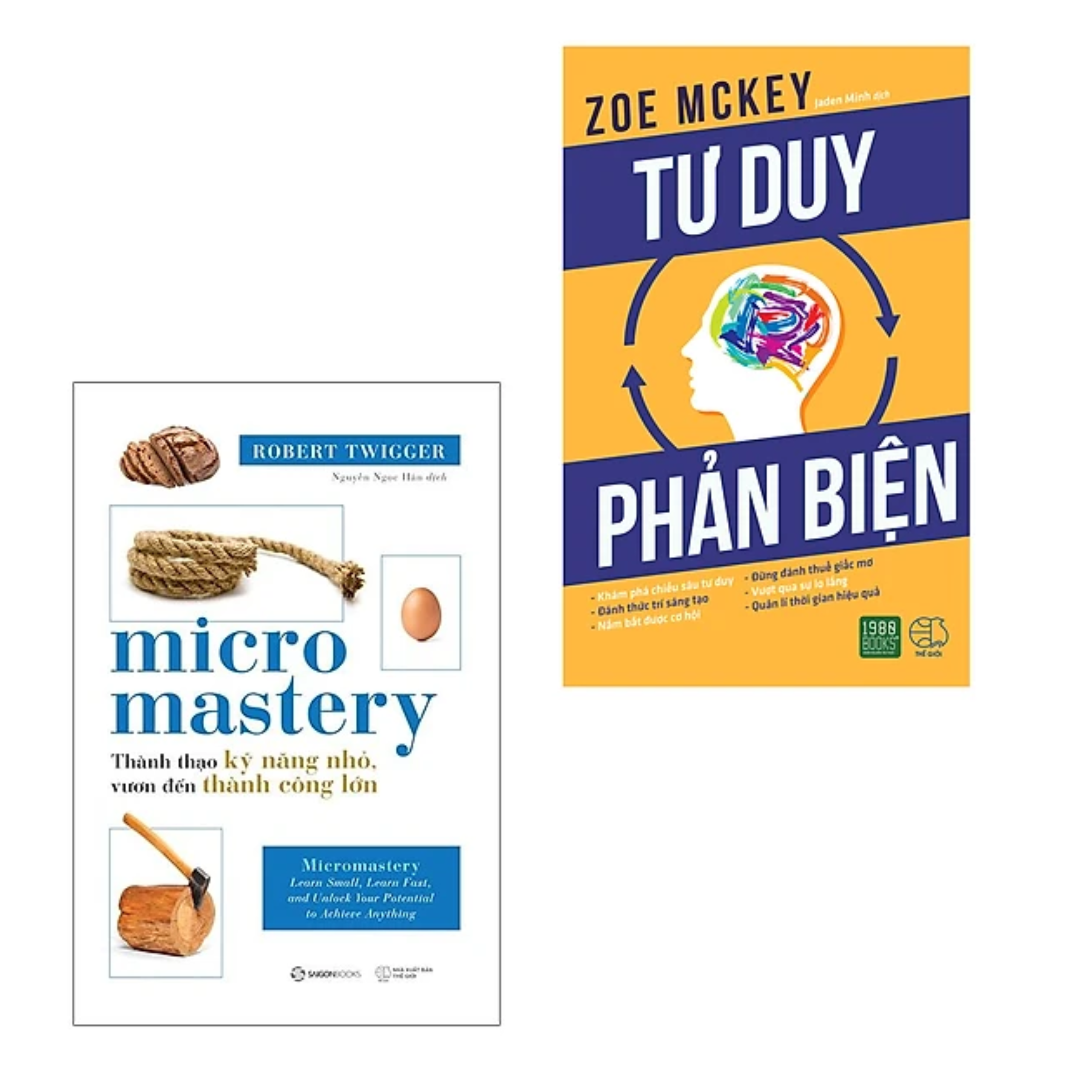 Combo 2Q Sách Kĩ Năng : Micromastery - Thành Thạo Kỹ Năng Nhỏ, Vươn Đến Thành Công Lớn +  Tư Duy Phản Biện