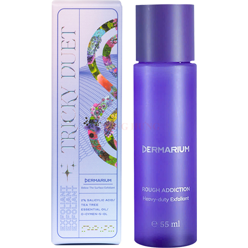 Tẩy tế bào chết dành cho da mặt Dermarium Tricky Duet 2% Salicylic Acid (55ml/150ml) - Hàng chính hãng