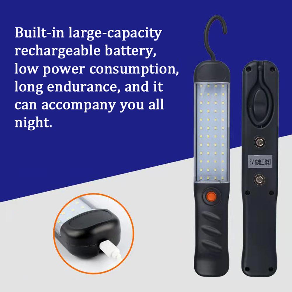 Đèn Pin Cầm Tay Có Độ Sáng Cao Led Có Thể Sạc Lạ Với Nam Châm Móc Xoay 360 °