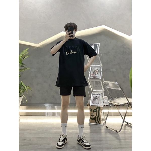 Áo thun cotton áo tay lỡ nam nữ chất dày dặn in nhiệt không bong tróc