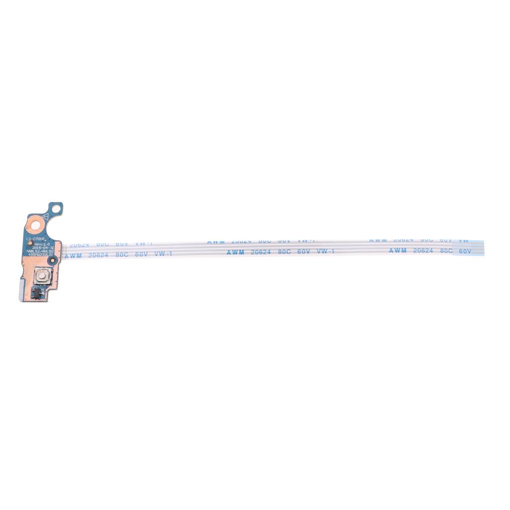 Power Button Board with Flex Cable LS-C701P for 15-AC 15-AF 15-A Repair