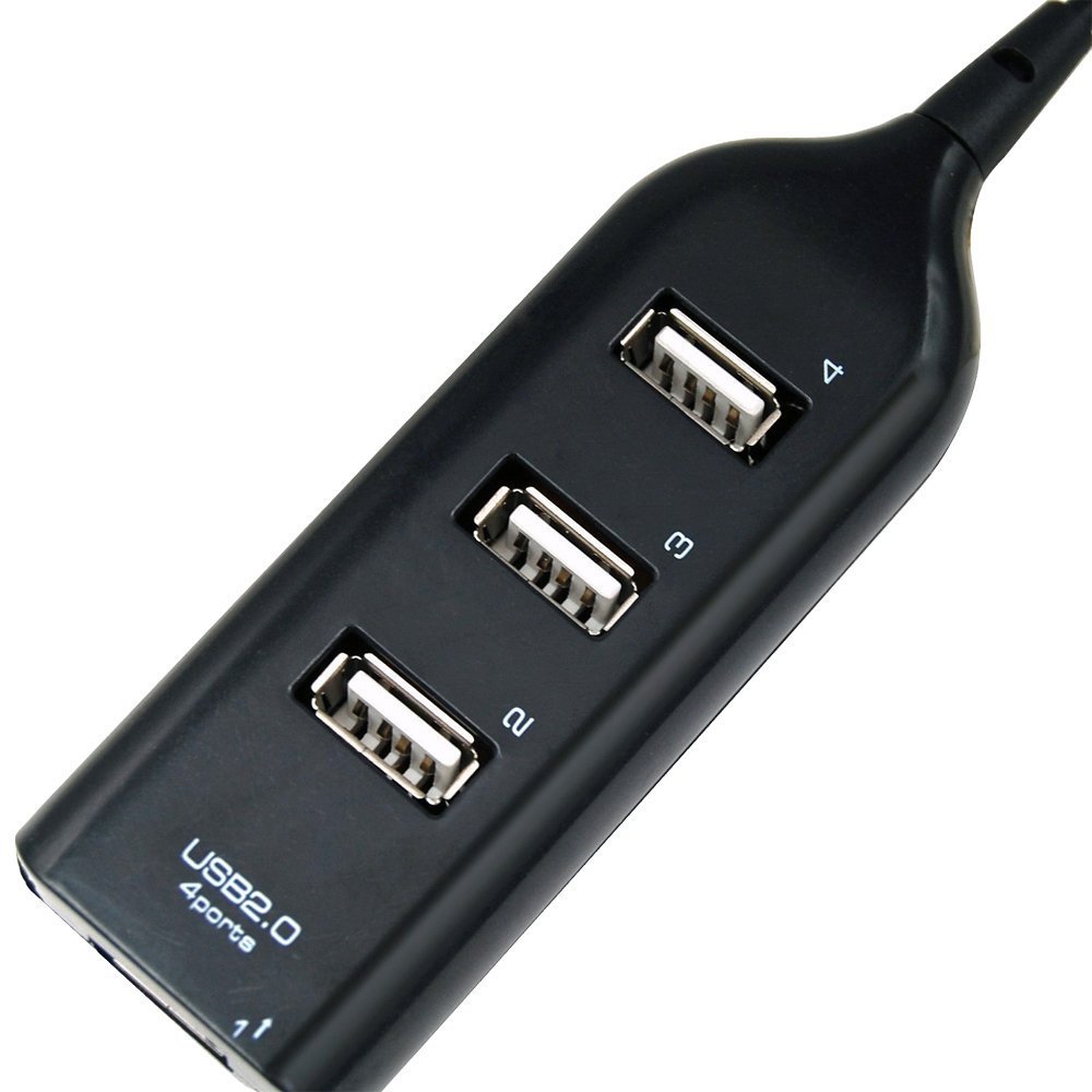 Bộ chia Hub USB 1 cổng ra 4 cổng - đen