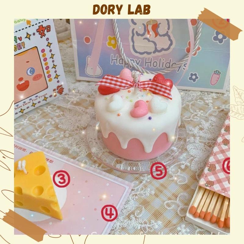 Nến Thơm Handmade Bánh Kem Trái Tim , Quà Tặng Ý Nghĩa-Dory Lab