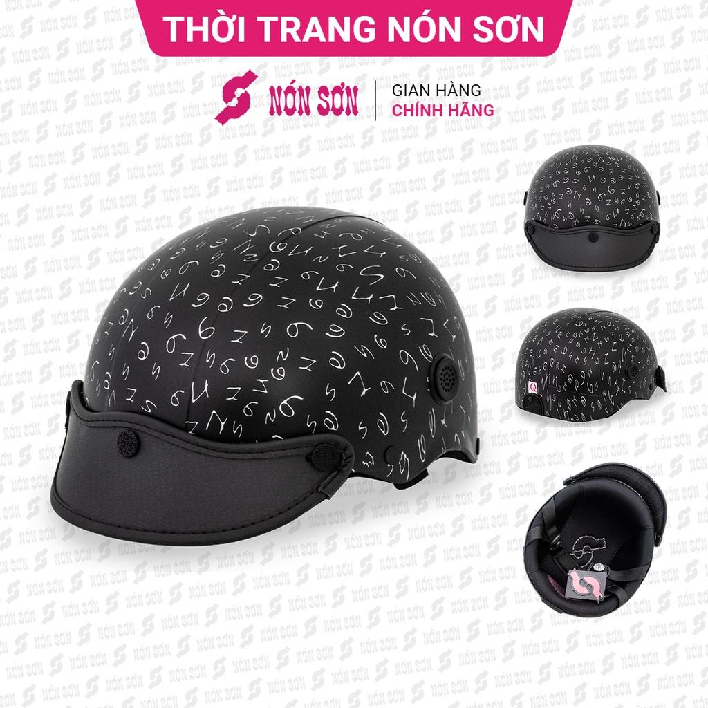 Mũ bảo hiểm lỗ thông gió phiên bản mới NÓN SƠN chính hãng MP-ĐN089