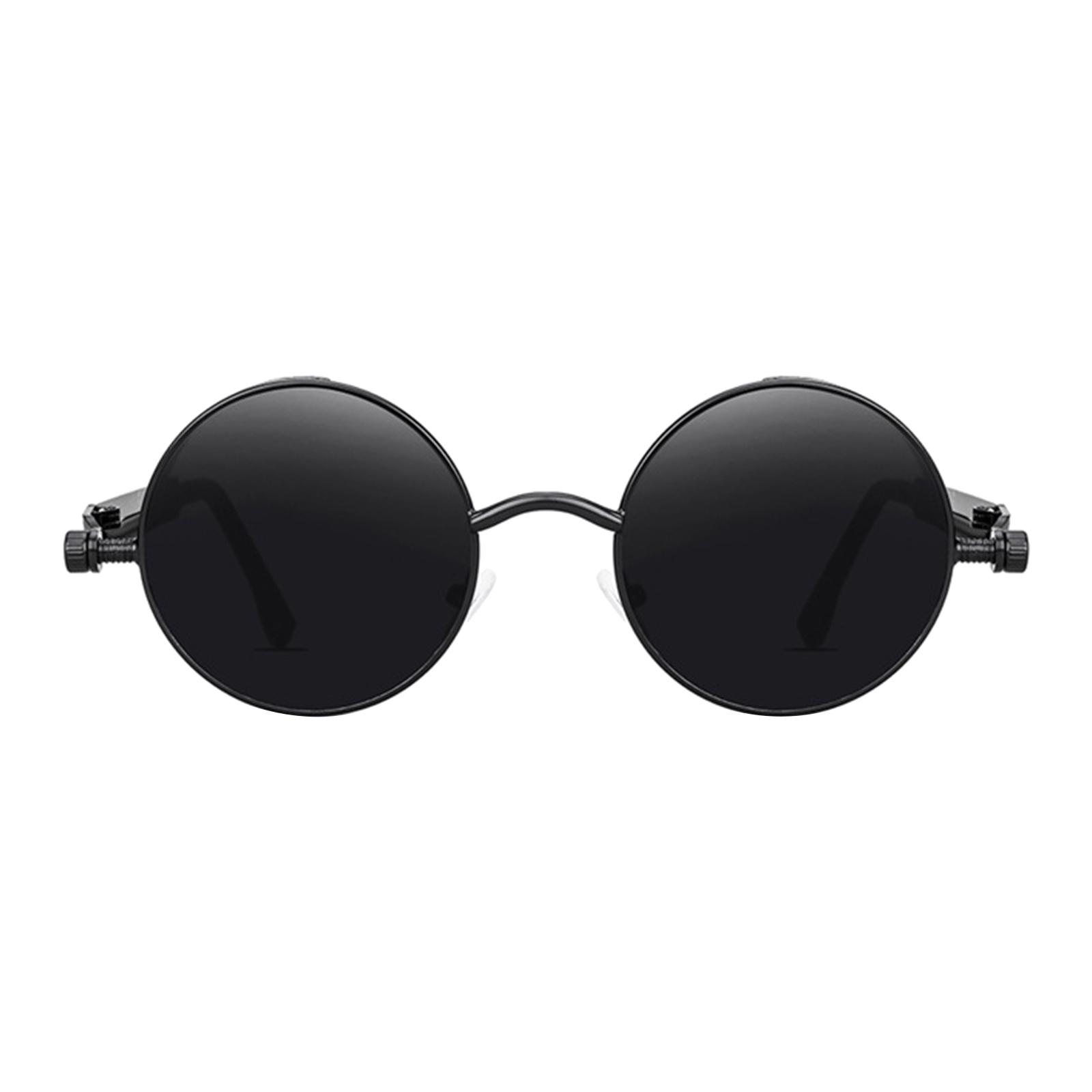 Steampunk Gothic Retro Round Sunglasses Circle Lens Goggles