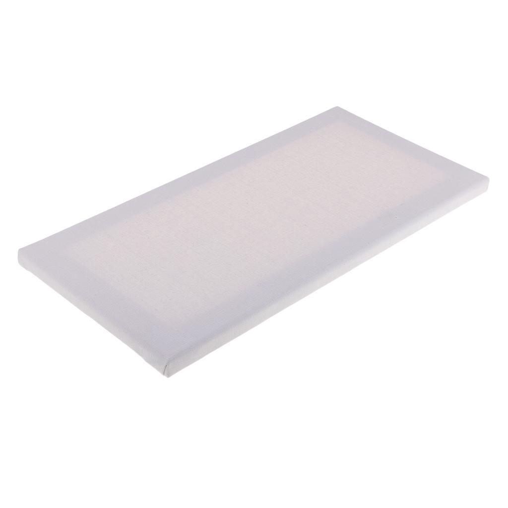 2Pcs Artist Free 8"x 16" Blank White Wooden Frame Canvas Panel Boards