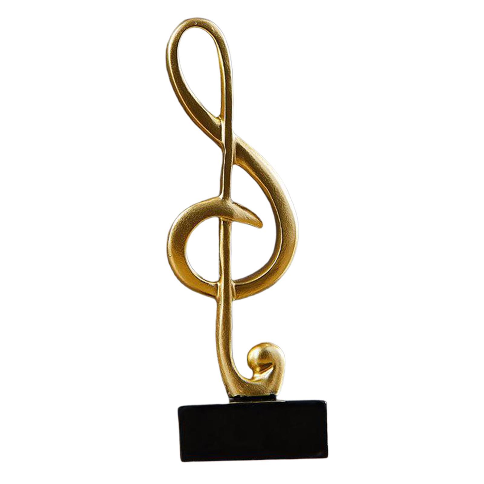 Music Sculpture Ornament Figurine Statue Photo Props Office Desktop