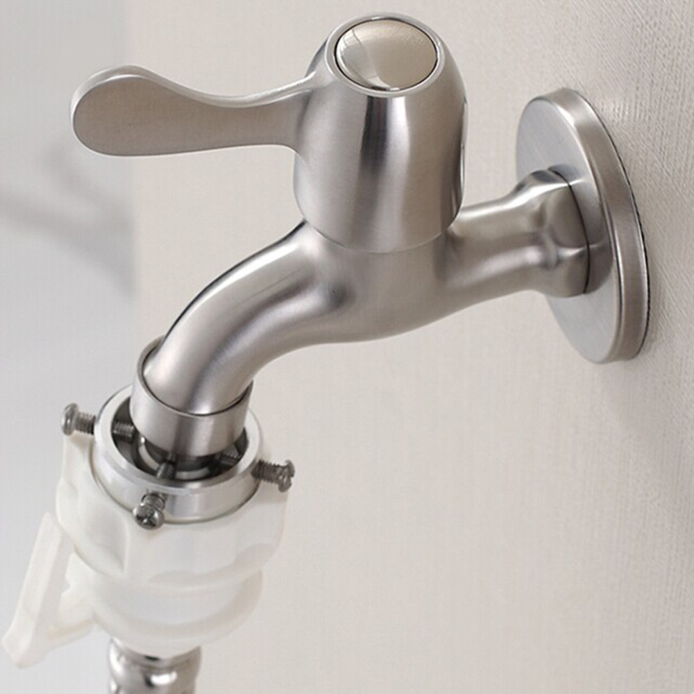 Vòi nước máy giặt KAMA INOX SUS304 - Vòi hồ nước ban công, sân vườn - Hàng chính hãng