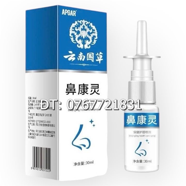 Chai xịt mũi hỗ trợ viêm xoang, viêm mũi dị ứng, viêm mũi mãn tính xuất xứ Nhật Bản loại 30 ml – Mã số 1151