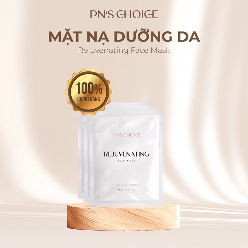 Mỹ phẩm Sâm Ngọc Linh - Mặt nạ dưỡng da Rejuvenating Face Mask - 5 miếng