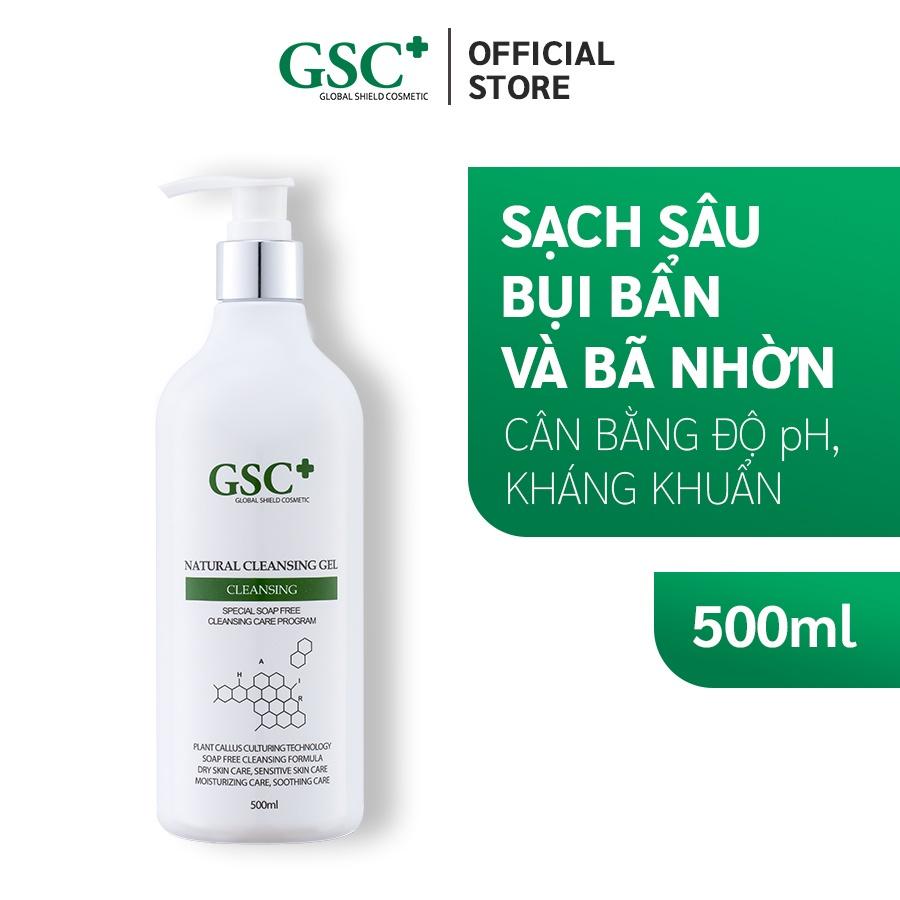 Hình ảnh Sữa Rửa Mặt Từ Thiên Nhiên GSC Natural Cleansing Gel 500ml từ GSC Hàn Quốc - Hee's Beauty Skincare