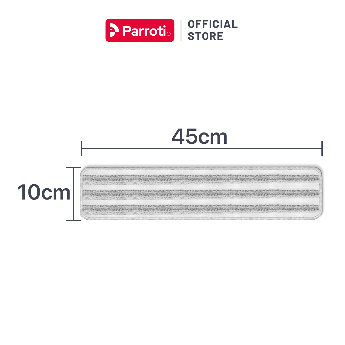 Miếng lau thay thế cây lau nhà tự vắt, xoay 360 độ tích hợp gạt nước Parroti Magic - MG03