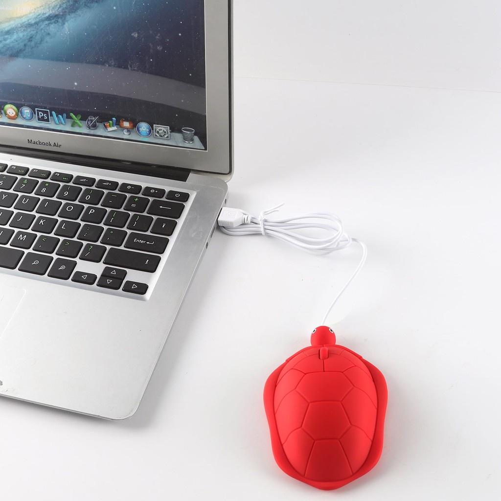 CHUỘT MÁY TÍNH HÌNH CON RÙA CÓ DÂY THIẾT KẾ ĐỘC ĐÁO , ĐỘ NHẠY TỐT