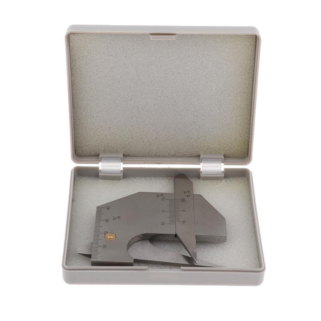 Solid Stainless Steel Welding Gauge Inspection Gage Fillet Weld Pit Test Ruler Measuring Tool