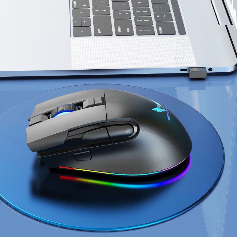 Chuột không dây LED RGB 3200 DPI Gaming Mouse T27 cho máy tính laptop hàng nhập khẩu