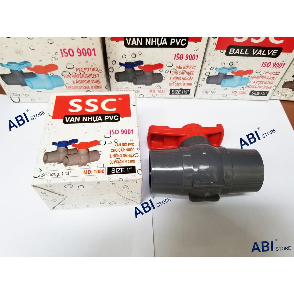 Van nhựa SSC 34, Van khóa nước nhựa hàng chính hãng
