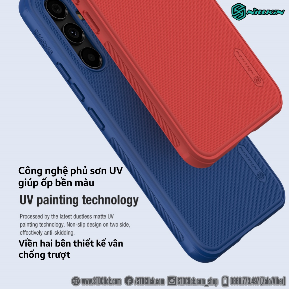 ỐP LƯNG DÀNH CHO ĐIỆN THOẠI SAMSUNG GALAXY A54 5G NILLKIN NHỰA CỨNG VIỀN DẺO