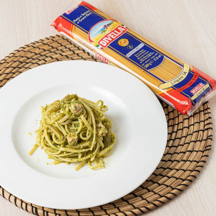 Mì sợi dẹt Divella Linguine số 14 – gói 500g