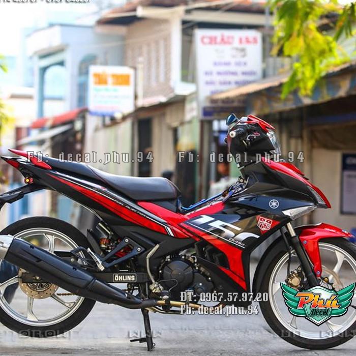 Tem rời Exciter 150 Đen đỏ Y15 ZR