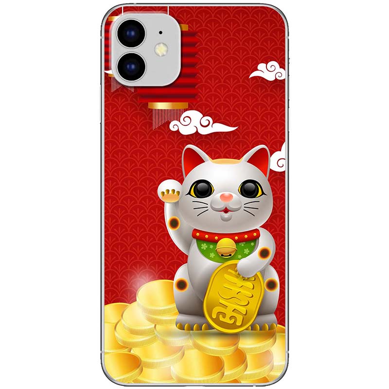 Ốp lưng dành cho iPhone 11 mẫu Mèo thần tài