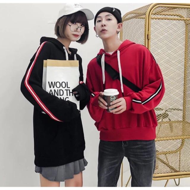 Áo hoodie sọc kẻ