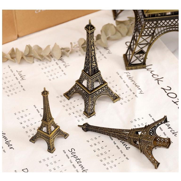 Mô hình Tháp Eiffel bằng Thép Không Gỉ size 18 Cm