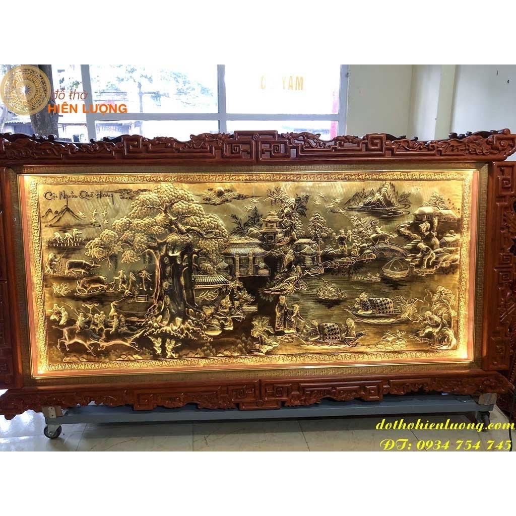 Tranh Đồng "Cội Nguồn Quê Hương"