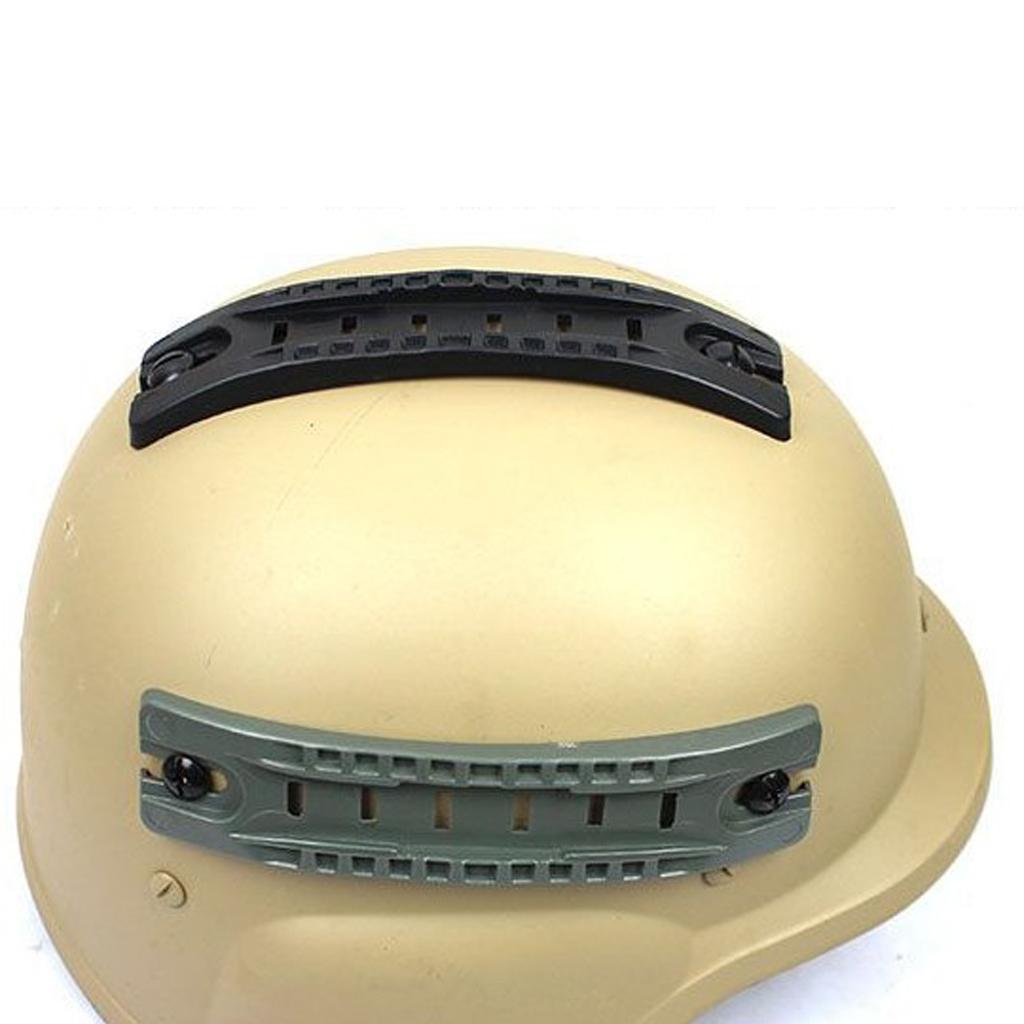Tactical Helmet Side Rails Helmet Guide Rail Helmet Rail Mount Kit Compatible with MICH 2000 Helmet M88, Fast, ARC