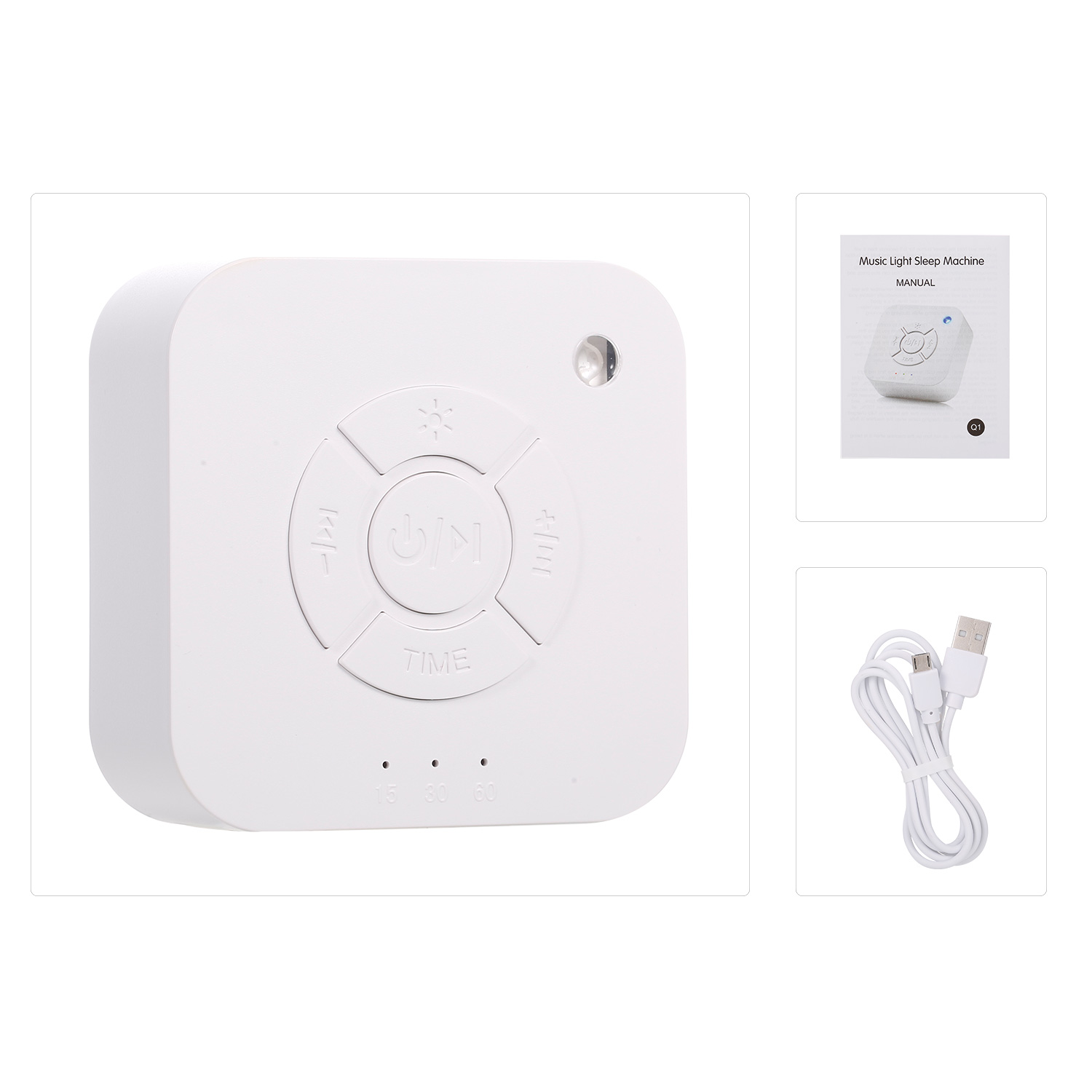 Máy ru ngủ lý tưởng cho người lớn và trẻ em 9 âm thanh, sạc USB