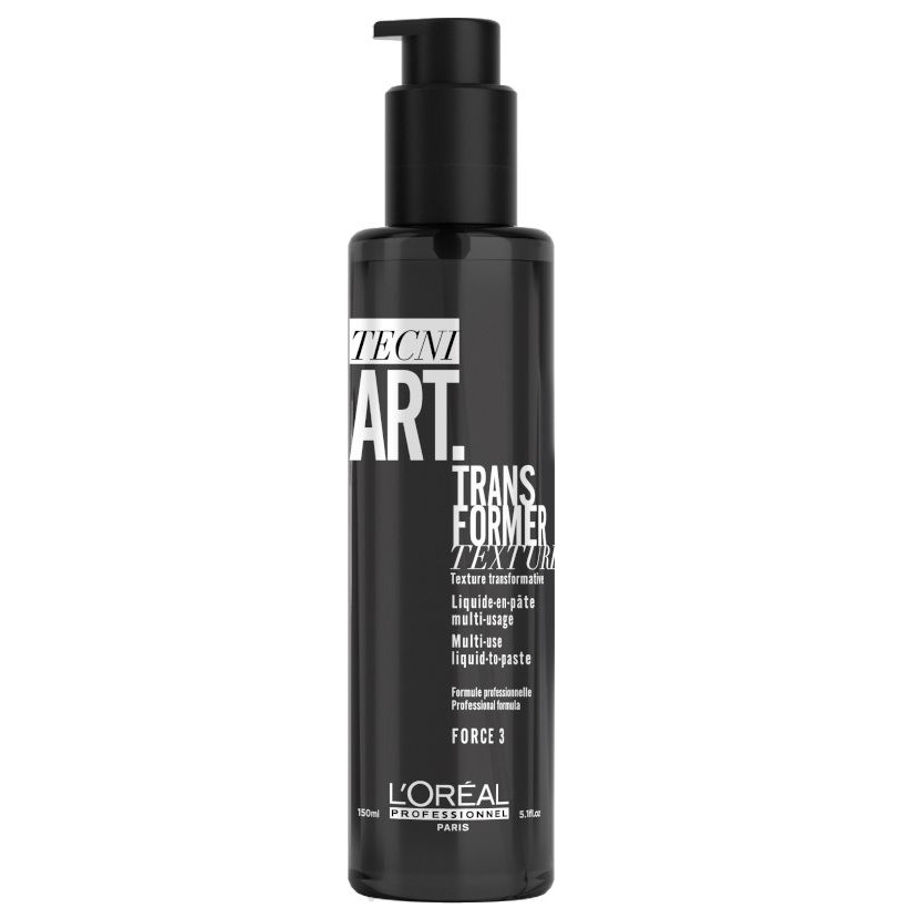 L'oreal Tecni Art Transformer Texture Multi-use Liquid-to-Paste Force 3 - Lotion tạo kiểu tóc xoăn dạng lỏng đa năng 150ml