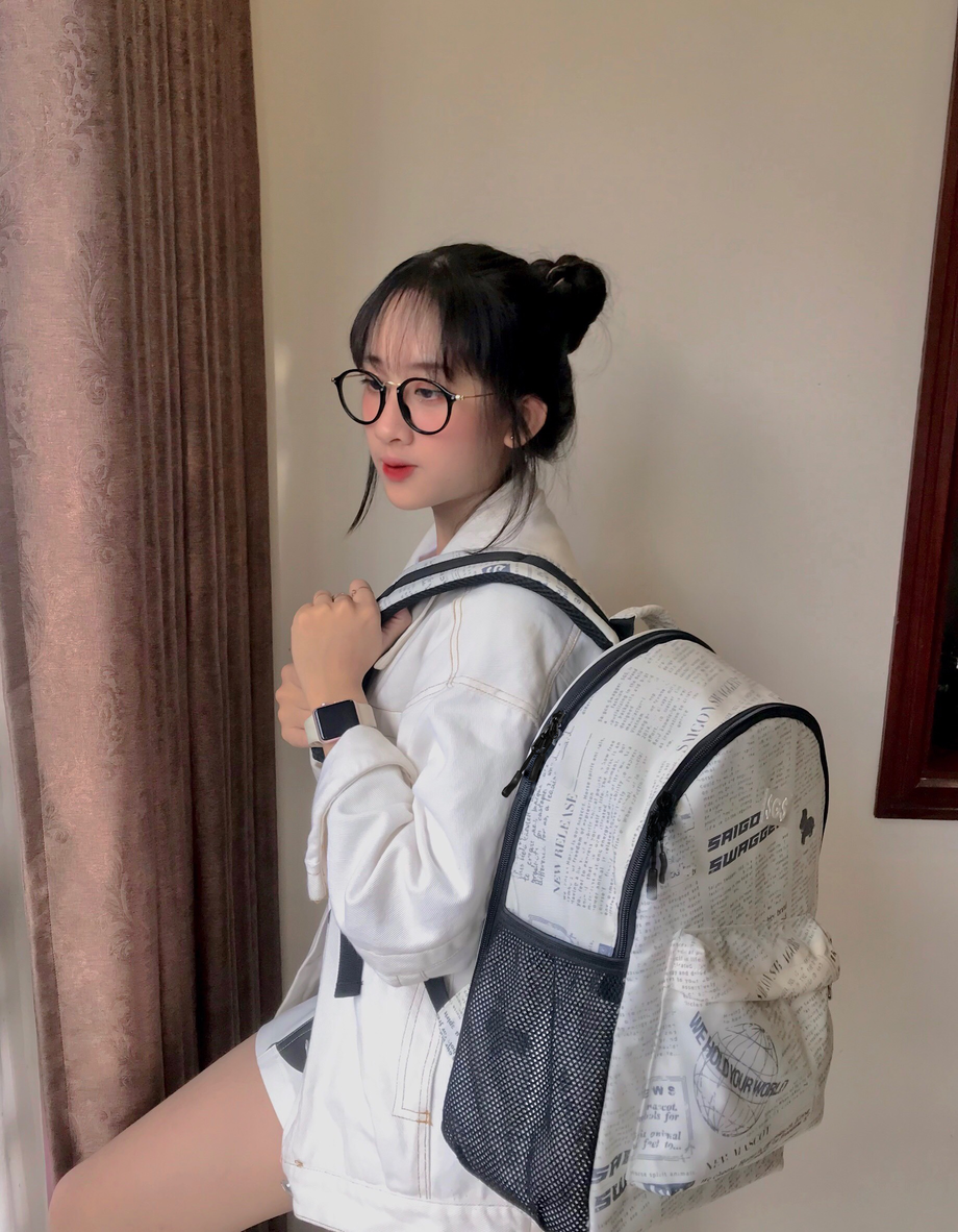 Balo Họa Tiết Báo SAIGON SWAGGER SGS Journal Backpack-Ngăn Chống Sốc Laptop 15'