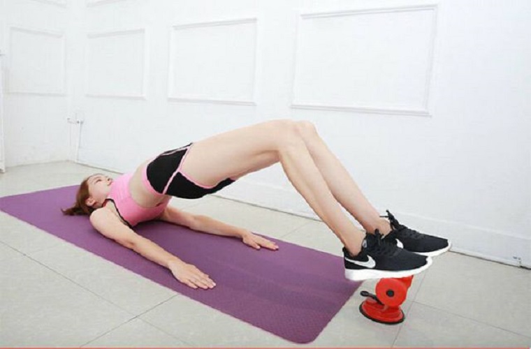 Dụng Cụ Tập Cơ Bụng Đa Năng Đế Hút Chân Không Kèm Thảm Yoga 2 Lớp 6 Ly