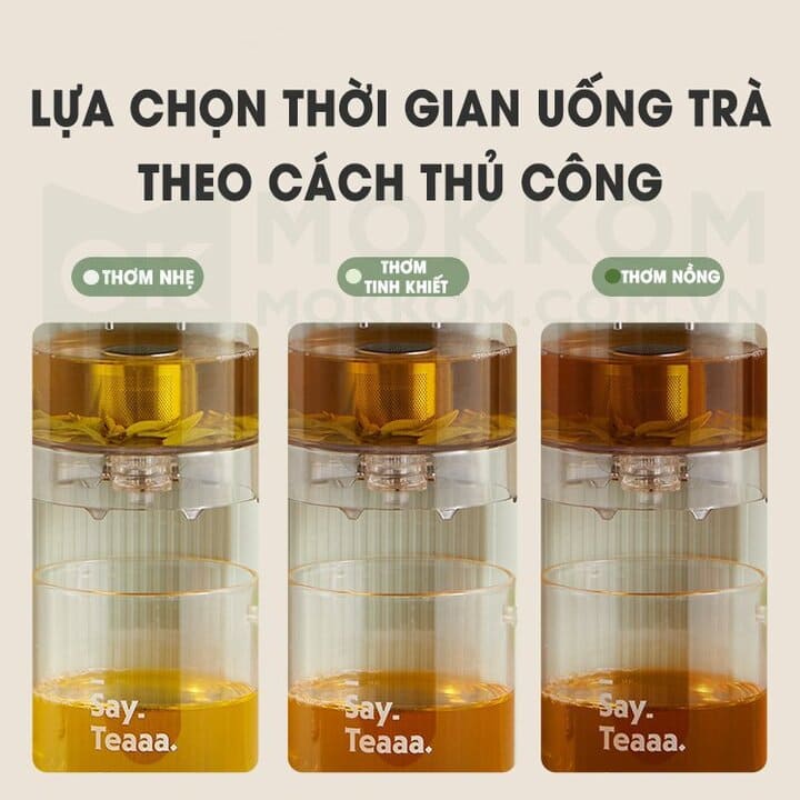 Máy pha trà tự động, thương hiệu cao cấp Mokkom MK-371 -Hàng chính hãng