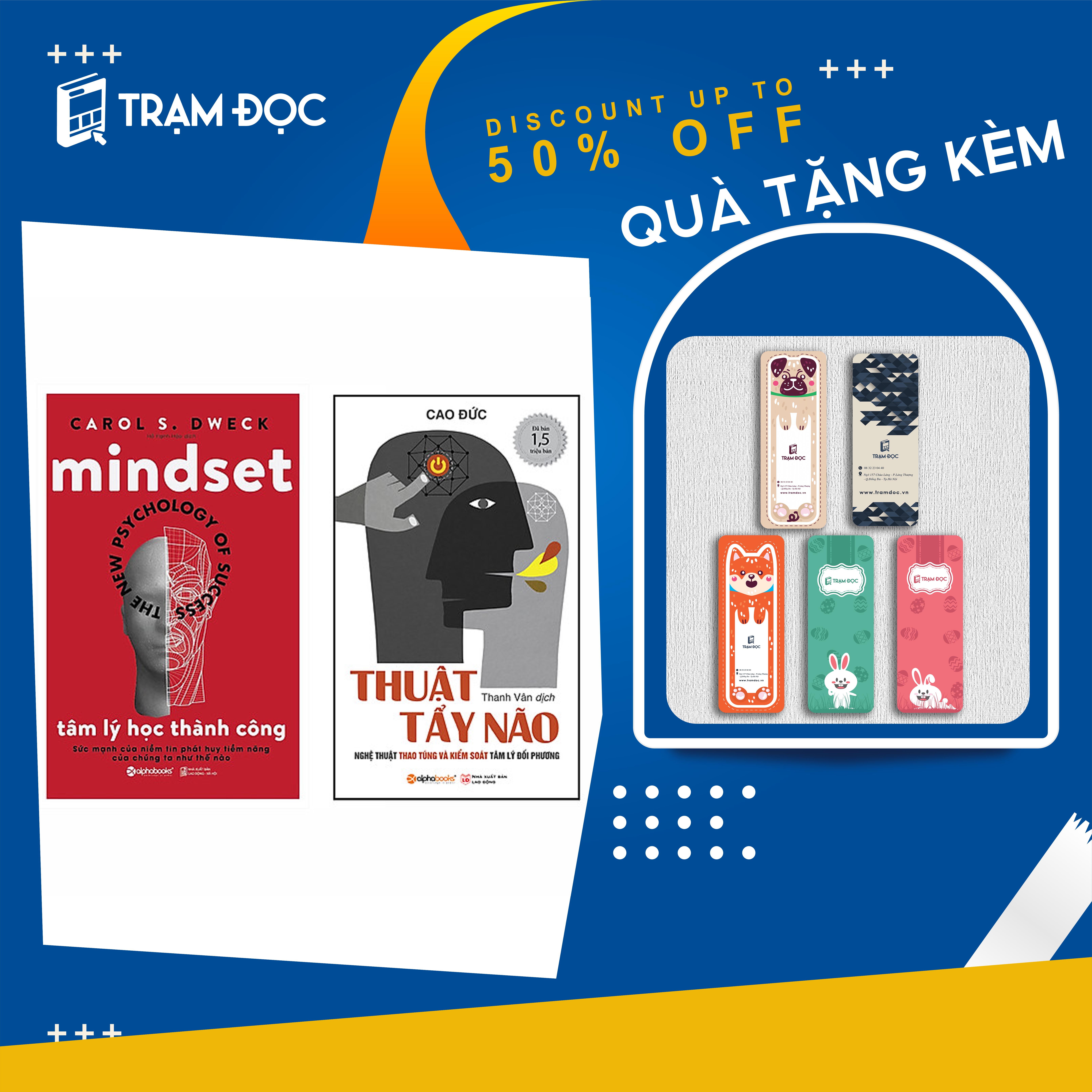 Combo 2 cuốn sách : Tâm Lý Học Thành Công + Thuật Tẩy Não