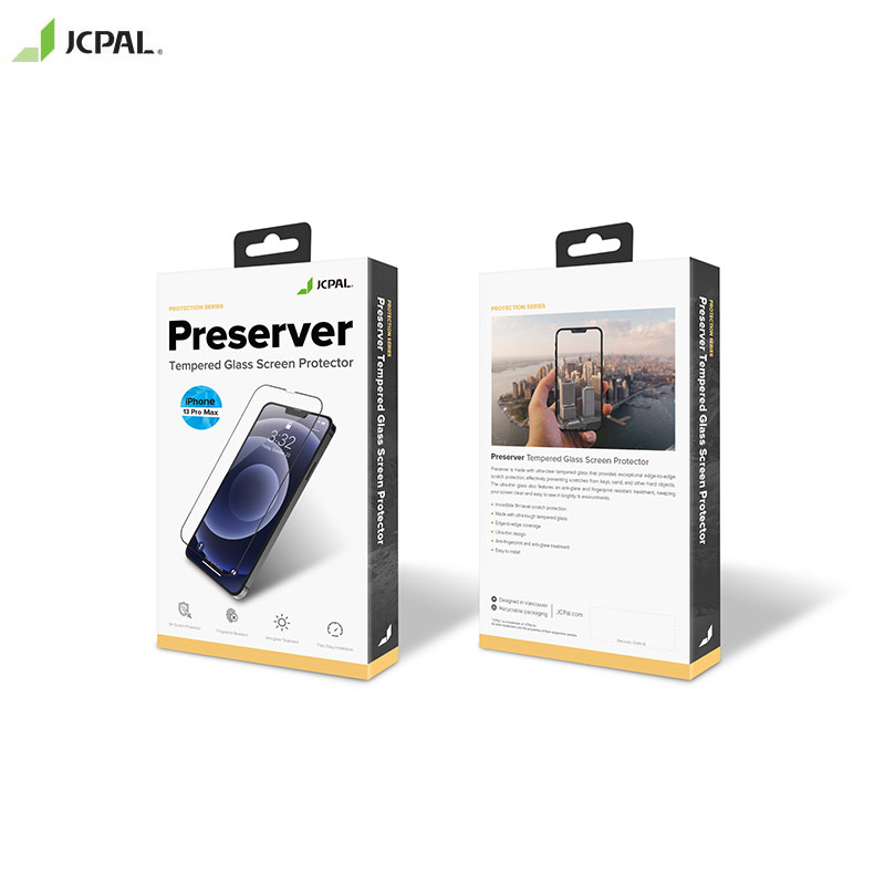 Miếng Dán Kính Cường Lực JCPAL Preserver 2.5D Dành Cho iPhone 13 Mini/ 13/ 13 Pro/ 13 Pro Max - Hàng Chính Hãng