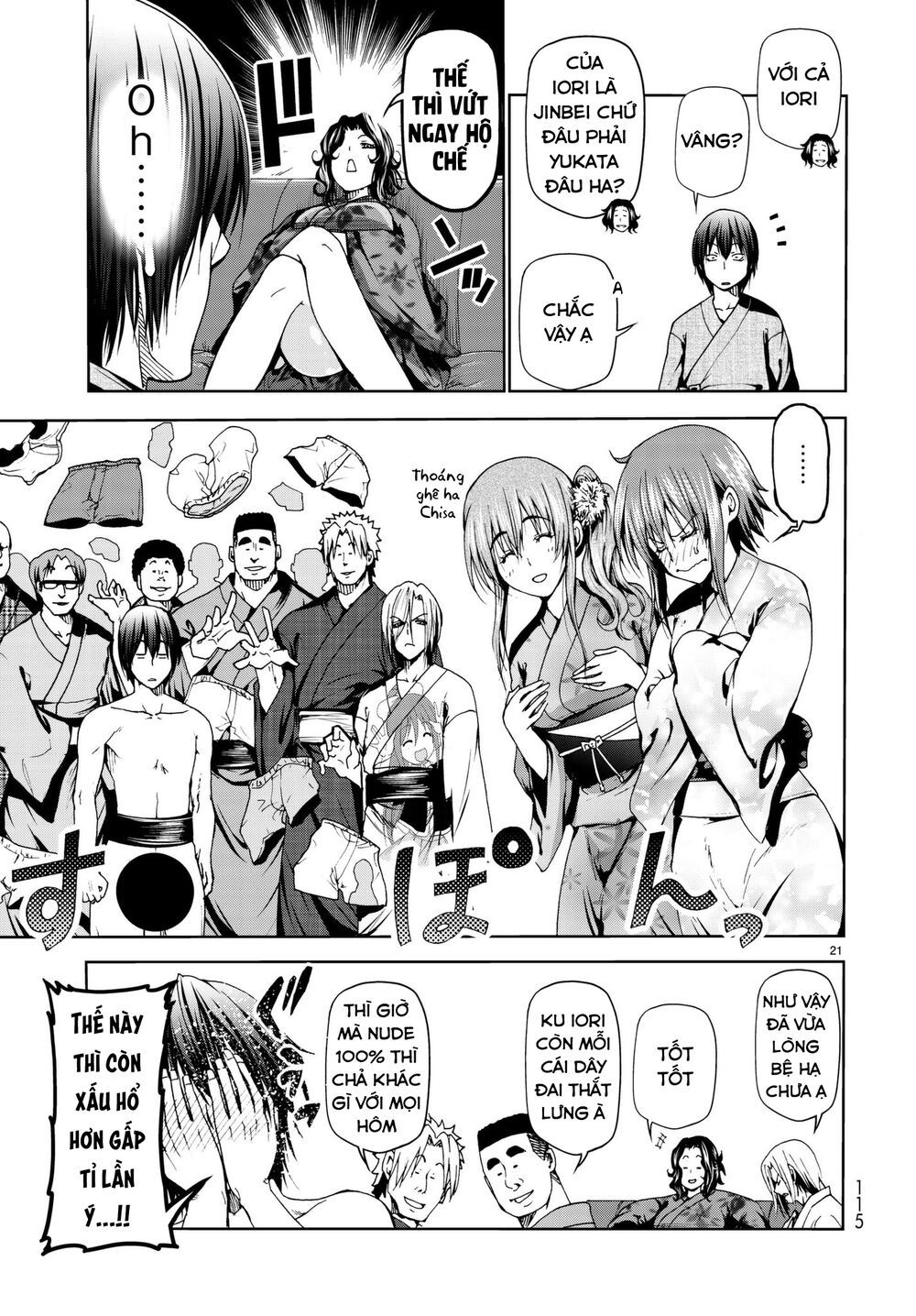 cô gái thích lặn - grand blue chapter 46 21