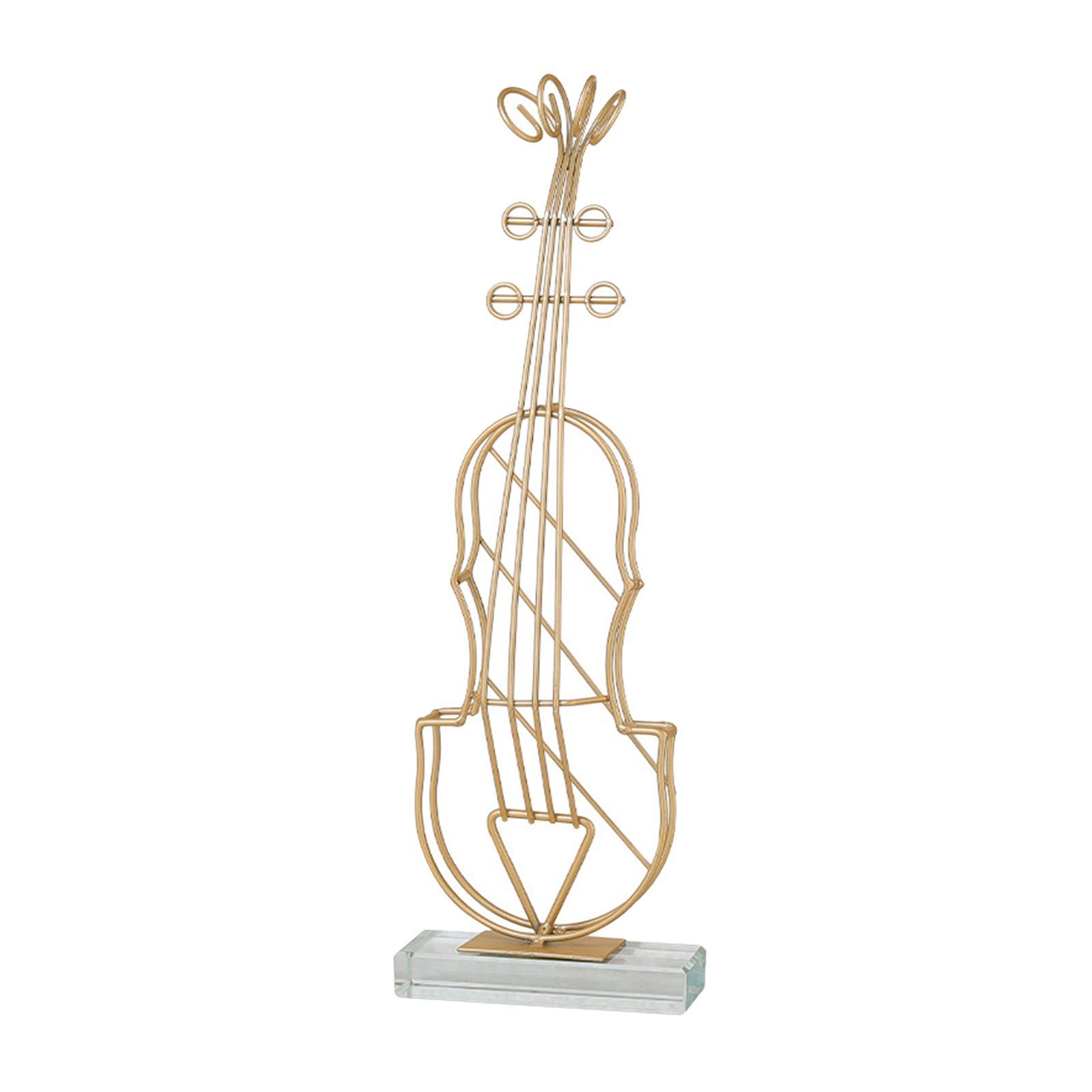Music Instrument Statue Sculpture Figurine for Home Decor
