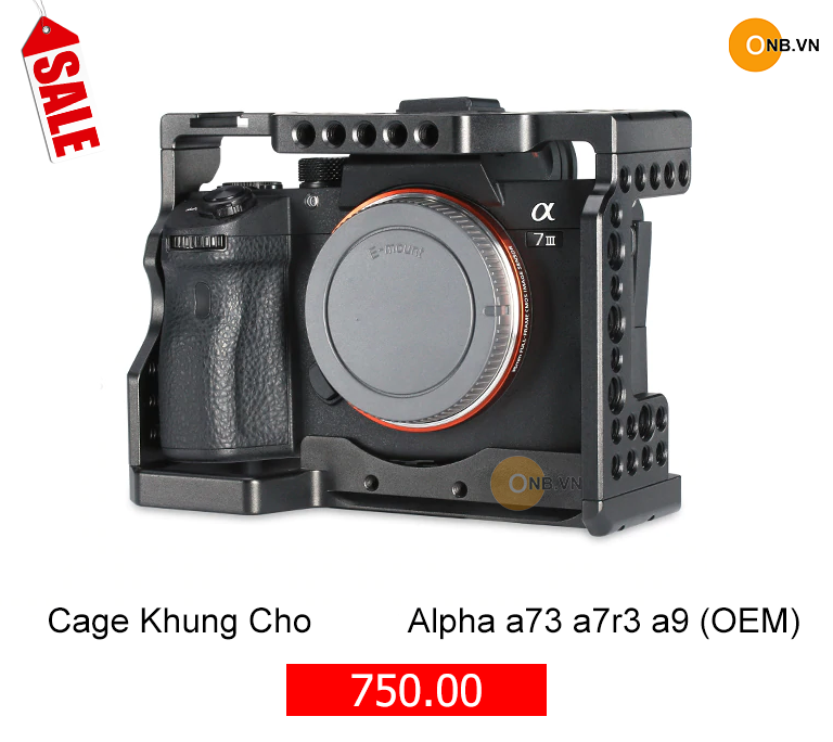 Khung Cage So-ny Alpha a7iii a73 - a7r3 - Hỗ trợ quay, bảo vệ máy